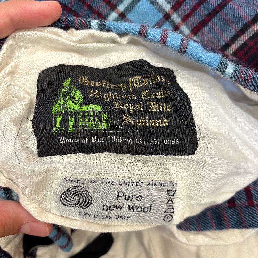 Geoffrey Tailor Highland Crafts royal mile scotland pure wool kilt, unisex - Picture 4 of 8